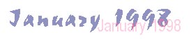 Jaunary 1998